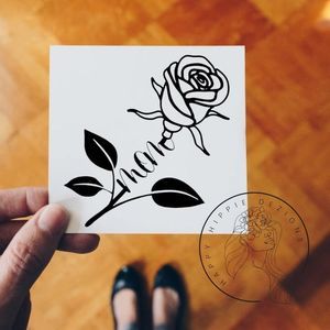 Mom Rose Vinyl Decal | Car Decal | Tumbler Decal | Sticker